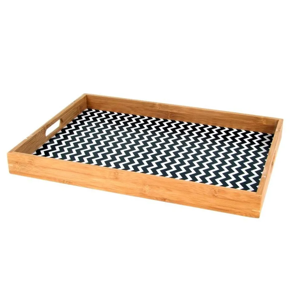 Tablett Aus Bambus 48X35X4,5Cm