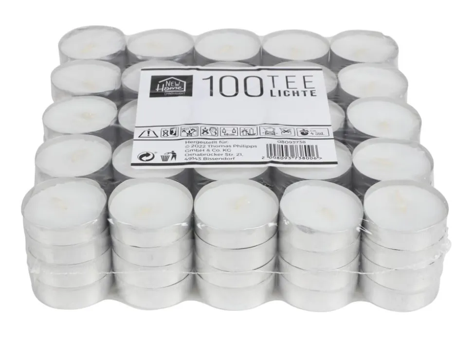 Teelichter 100Er-Pack