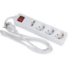 Tischsteckdosenleiste 3-Fach Mit Usb-Anschlussen Und Kippschalter