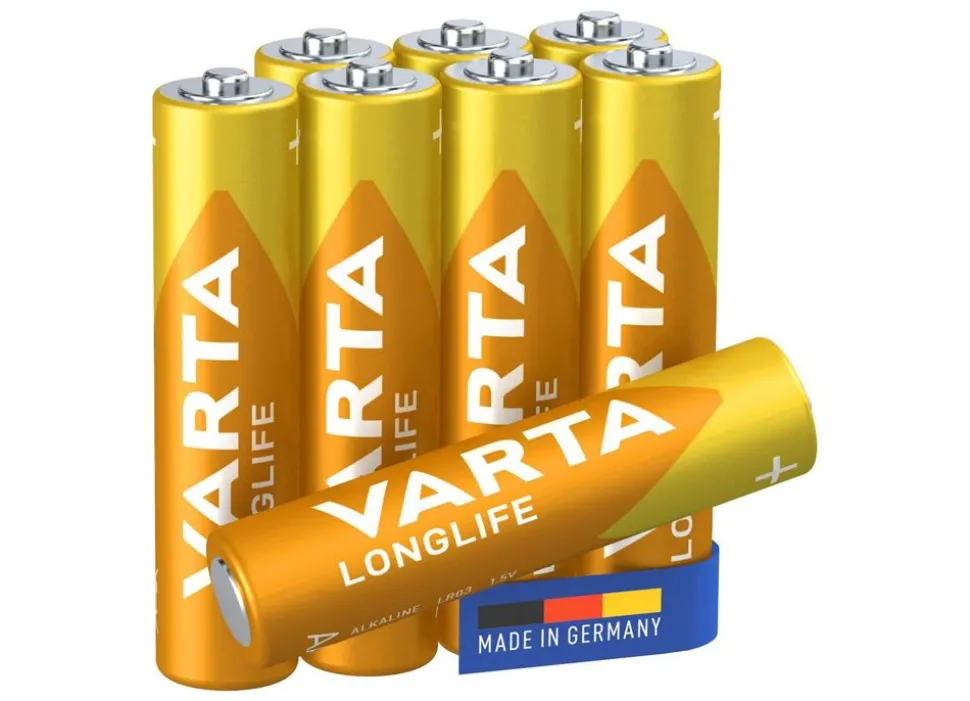 Varta Longlife Aaa Lr03 Alkaline Batterien 8Er-Pack