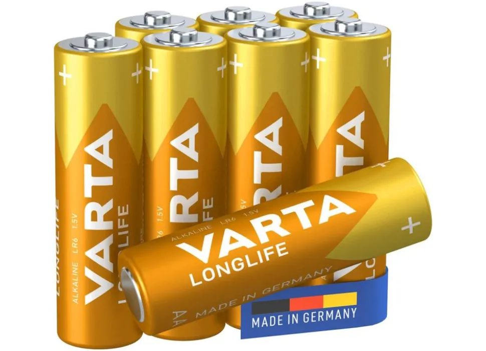 Varta Longlife Aa Lr6 Alkaline Batterien 30Er-Pack