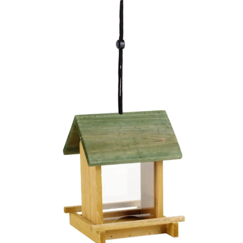 Vogelfutterhaus Aus Holz 17X21X17Cm