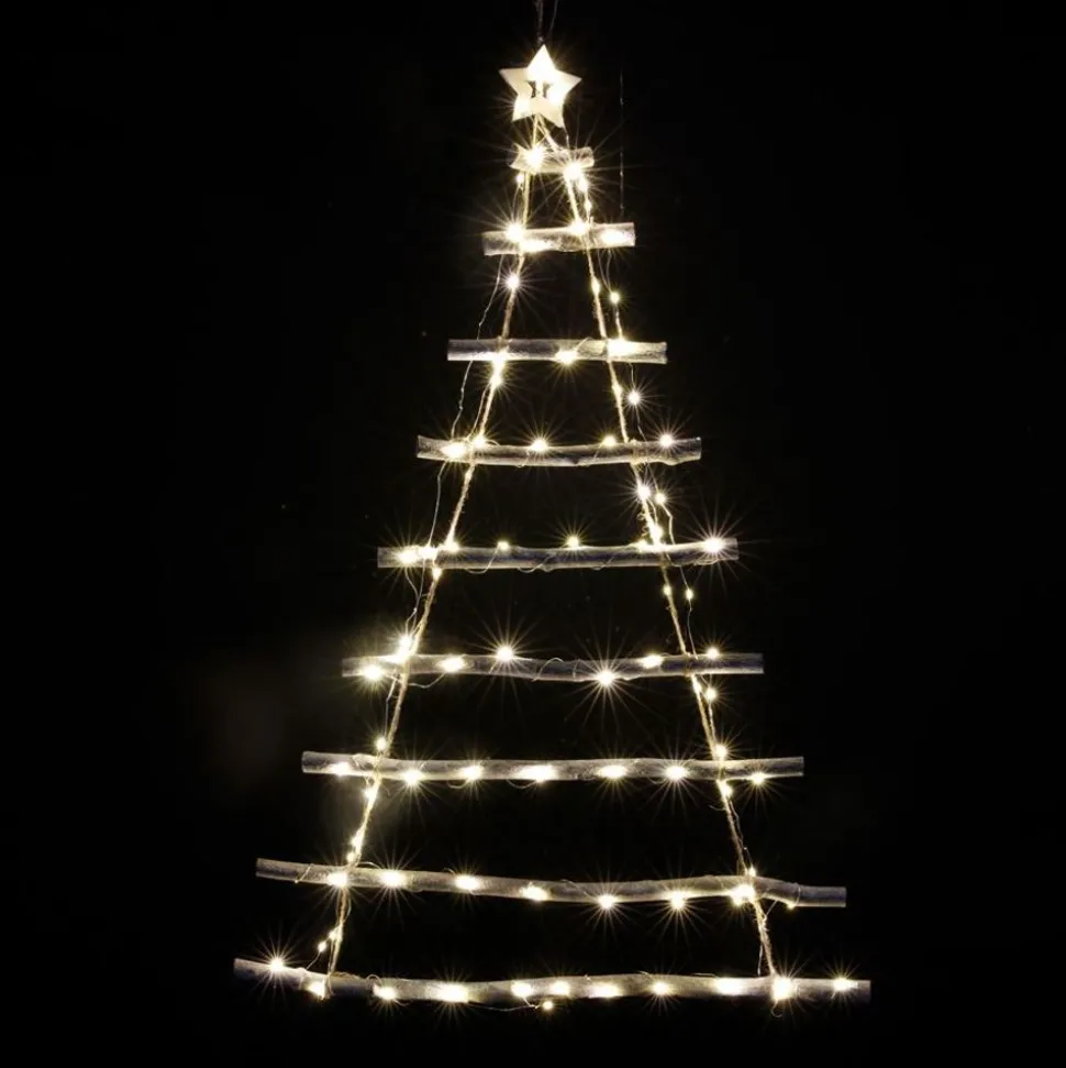 Wandobjekt Weihnachtsbaum Aus Holz 62X90Cm