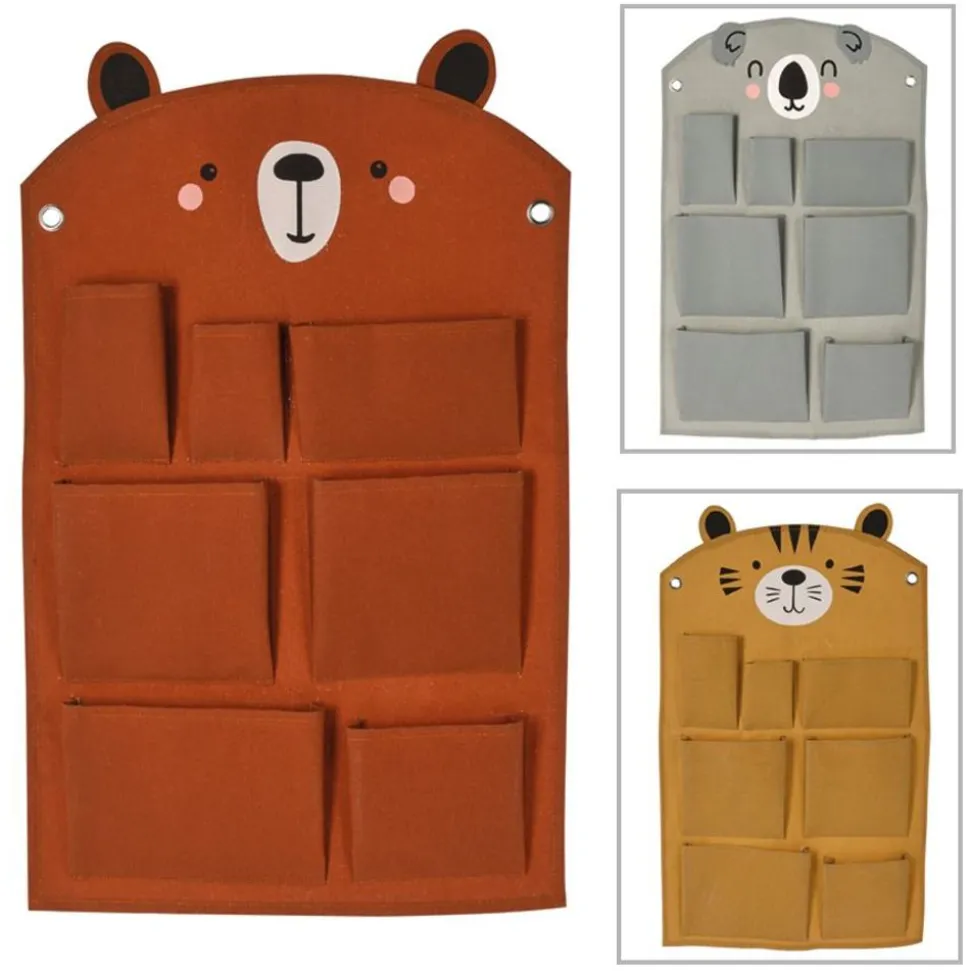 Wandorganizer Tierdesign Mit 7 Taschen