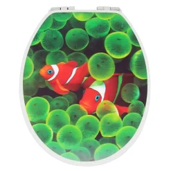 Wc-Sitz 3D-Motiv Clownfische