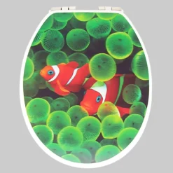 Wc-Sitz 3D-Motiv Clownfische