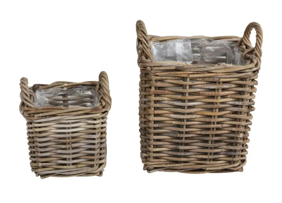 WeidenKörbe Athena 2Er-Set Eckig