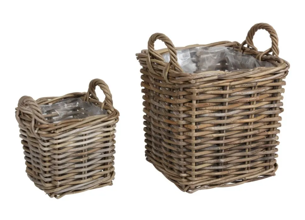 WeidenKörbe Athena 2Er-Set Eckig