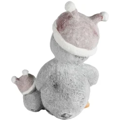 Weihnachtliches Pinguinpaar Aus Magnesia 40Cm