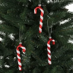 Weihnachtsbaum-Anhanger Zuckerstangen 3Er-Set