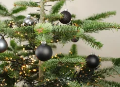 Weihnachtsbaumkugeln Aus Kunststoff 6Cm 36Er-Set Schwarz