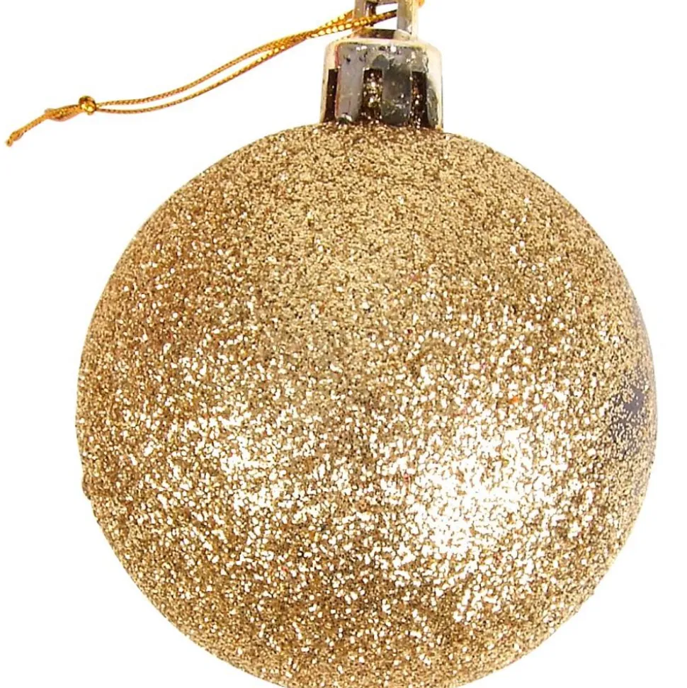 Weihnachtsbaumschmuck-Set 87-Teilig Aus Kunststoff Rot/Gold