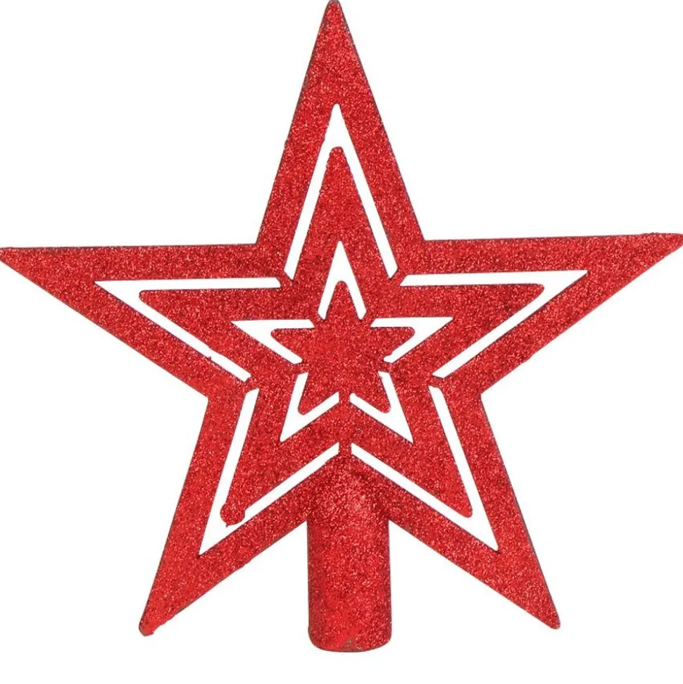 Weihnachtsbaumschmuck-Set 87-Teilig Aus Kunststoff Rot/Gold