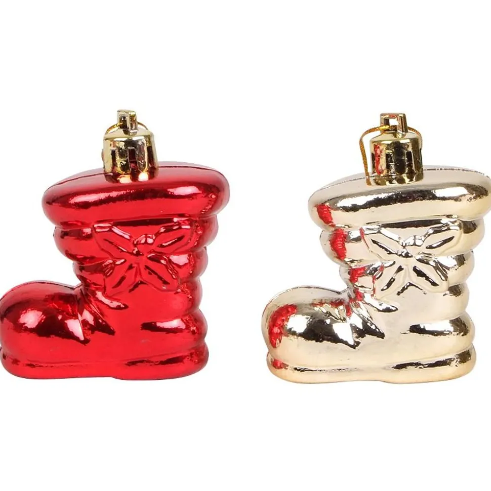 Weihnachtsbaumschmuck-Set 87-Teilig Aus Kunststoff Rot/Gold