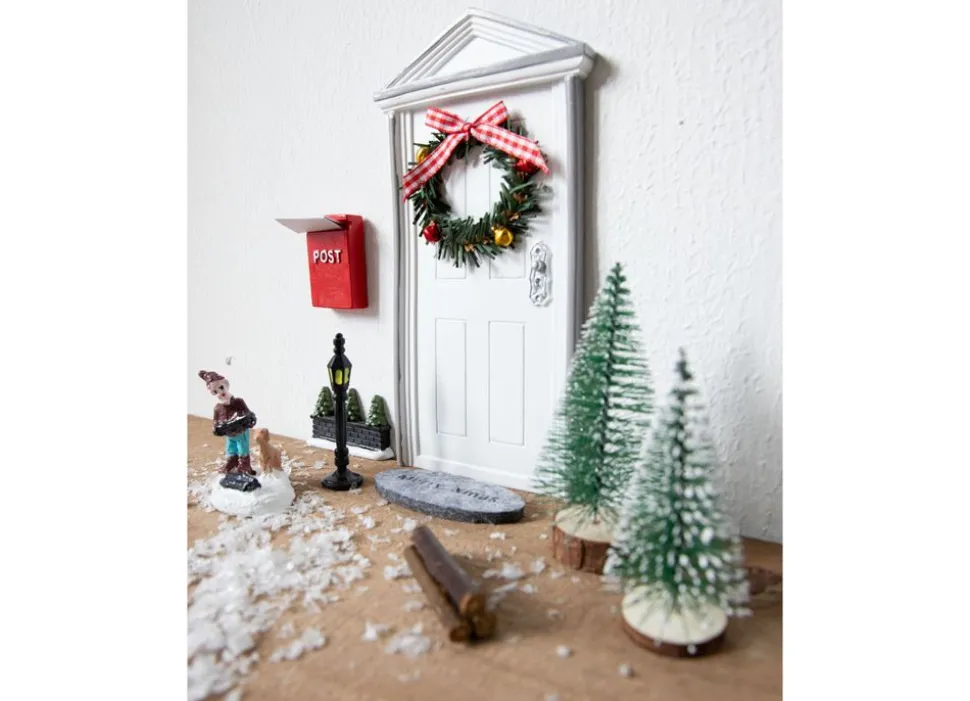 Weihnachtsdeko-Set Wichteltur
