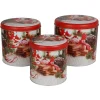 Weihnachts-Metalldosen 3Er-Set Design 6