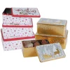Weihnachts-Metalldosen-Set Rechteckig 3-Teilig