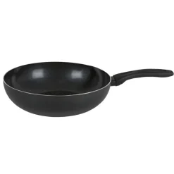 Wokpfanne Aus Aluminium 28Cm Schwarz