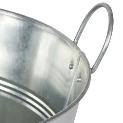 Xxl Zinkeimer Mit 2 Griffen 40 Liter