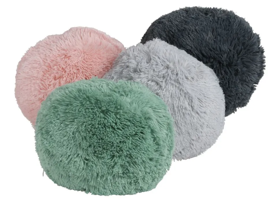 Zierkissen Fluffy 30Cm Pastellgrun